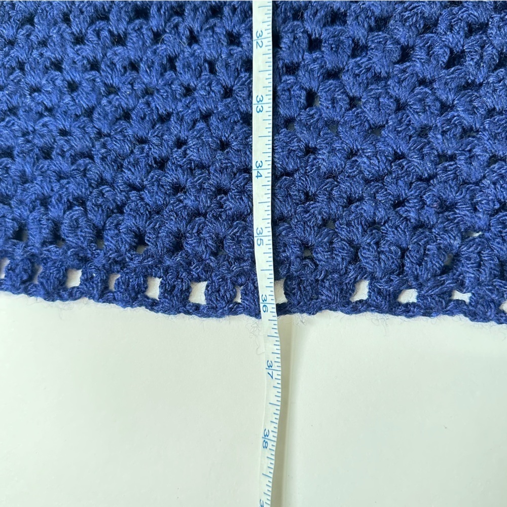 [SOLD] HAND-KNITTED Mock Turtleneck Sleeveless Sweater Dress / Sweater Vest - Picture 12 of 12